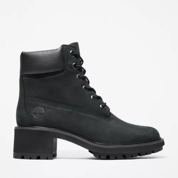TIMBERLAND WOMEN'S KINSLEY 6-INCH WATERPROOF BOOTS Black Size 9 US - Picture 1 of 10
